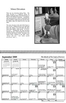 calendar 2005 September spread