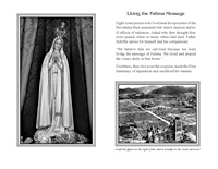 Living the Fatima Message