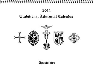 2011 Traditional Liturgical Calendar
