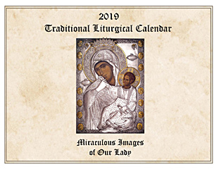 2019 Traditional Liturgical Calendar